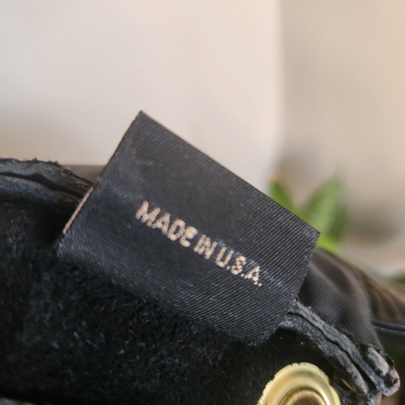 Libaire California Vintage Black Leather Crossbody Bag - Picture 14 of 16